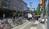 Trottoar på Kungsgatan 9-11, 2016-06-22