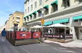 Uteservering och restaurang vid Nygatan 17, 2016-06-22