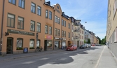 Vy över Köpmangatan 49-61 söderut, 2016-06-22