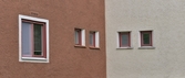 Fönster på hus i Rosta, 2016-06-01