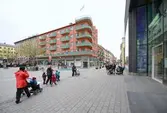 Förskolebarn på Våghustorget, 2015-05-15