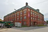 Fabriksbyggnad i hörnet Rostagatan/Folkungagatan, 2016-06-01