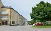Vy längs Västra Bangatan 37-41, 2016-06-01