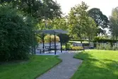 Pergola på Almby kyrkogård, 2016-09-19