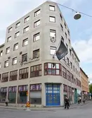 Hörnhus på Klostergatan/Olaigatan, 2016-09-02