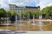 Vattenspel på Järntorget,, 2016-09-02