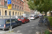 Vy över Klostergatan 1-4, 2016-09-02