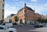 Hörnhus på Storgatan/Järnvägsgatan, 2016-09-02