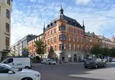 Hörnhus på Storgatan/Järnvägsgatan, 2016-09-02