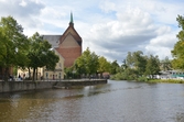 Vy över Svartån vid Södra Strandgatan, 2016-09-02