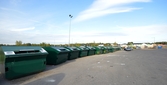 Avfallscontainers, Återbruksvägen 1, 2016-09-22