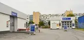 Servicehallar vid bensinmack, Västhagagatan 7, 2016-09-27