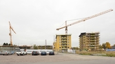 Byggnadsarbeten i Karlsdal. 2016-10-13