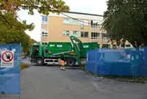 Sophämtning vid Lertagsgatan 31. 2016-10-07
