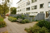 Växthus och uteplatser vid Lertagsgatan 35-37. 2016-10-07