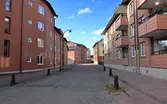 Vy längs Visthusgatan västerut. 2016-10-07