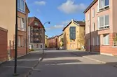 Gatuvy vid Visthusgatan 8. 2016-10-07
