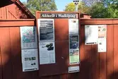 Anslagstavla. Alsnäsgatan 11, Wadköping. 2016-10-03