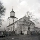 Renovering av Bredsättra kyrka.