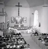 Persnäs kyrka 9/8 1960 med anledning av återinvigning 14/8 1960.