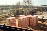 Byggnation av Skäpplandsgården, 1993 mars