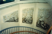 Konst i trapphus på Skäpplandsgården, 1993