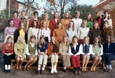 Gymnasieklass, Kyrkerörsskolan (1970?).