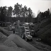 Oljegrusblandning i Böda.