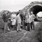 Statlig utredning i Borgholm (Stig Alemyr med flera), utflykt till Gråborg.