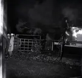 Brand i sommarstuga, Blå Rör. 11 September 1960.