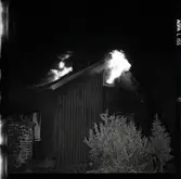 Brand i sommarstuga, Blå Rör. 11 September 1960.