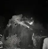 Brand i sommarstuga, Blå Rör. 11 September 1960.