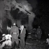 Brand i sommarstuga, Blå Rör. 11 September 1960.