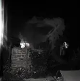 Brand i sommarstuga, Blå Rör. 11 September 1960.