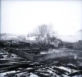 Brand i Löttorp 1960.