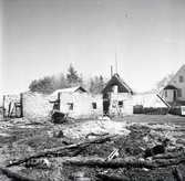 Ladugårdsbrand i Södvik 11 maj 1957.