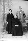 Ateljéporträtt - familjen Jansson från Stockholm, Uppland 1921