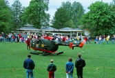 Helikopter har landa i Stadsparken, 1993