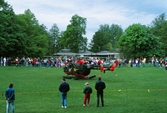 Helikopterlandning i Stadsparken, 1993