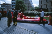 Utställning av brandförsvarets båt, 1994