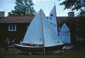 Utställning av segelbåt på Båtens dag, 1994