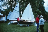 Utställning av segelbåt på Båtens dag, 1994