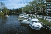 Gästande båtar i hamnen på Båtens dag, 1995