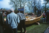 Utställning av Hjälmarsnipa på Båtens dag, 1995