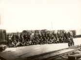 En grupp med järnvägsarbetare, 1930-tal