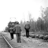 Rälsbyte och makadamisering, 1950-tal