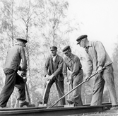 Banarbetare vid Öna, 1940-tal
