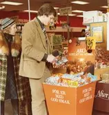 Butiksställ för den svenska marknaden.