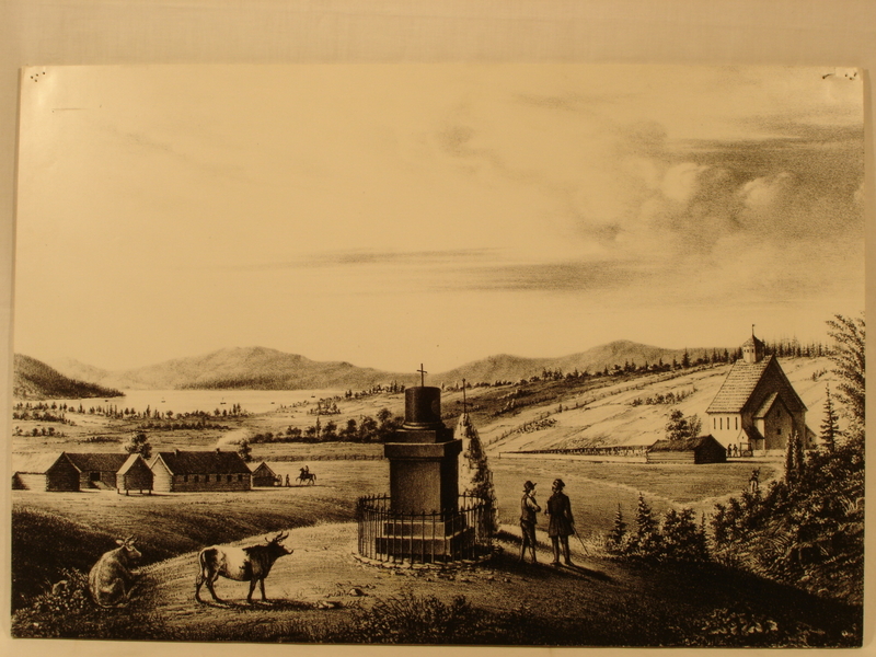 Olavsstøtta 1807. Foto: Stiklestad Nasjonale Kultursenter