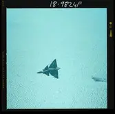 540/16 SAAB Saab-viggen Flygfoto, viggen i action för Know How II